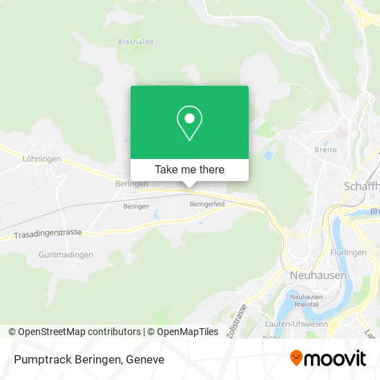 Pumptrack Beringen map