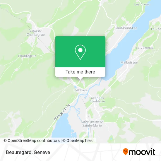 Beauregard map