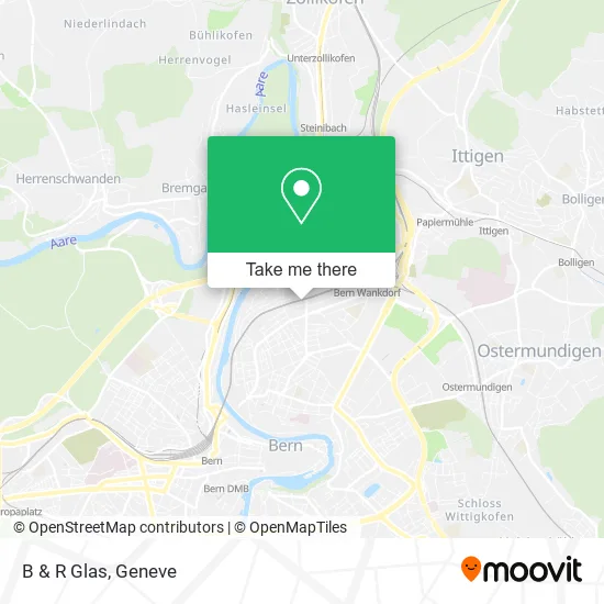 B & R Glas map