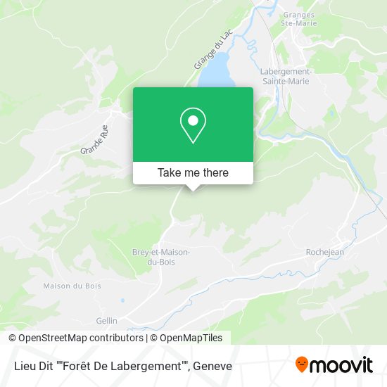Lieu Dit ""Forêt De Labergement"" map