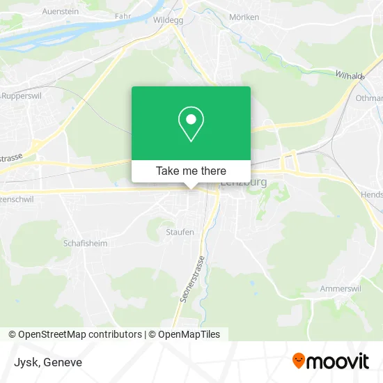 Jysk map