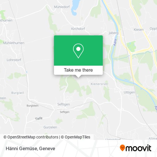 Hänni Gemüse map