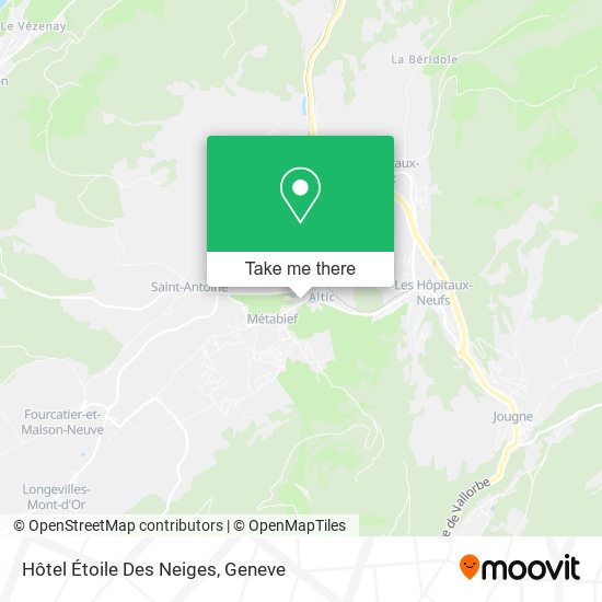 Hôtel Étoile Des Neiges map