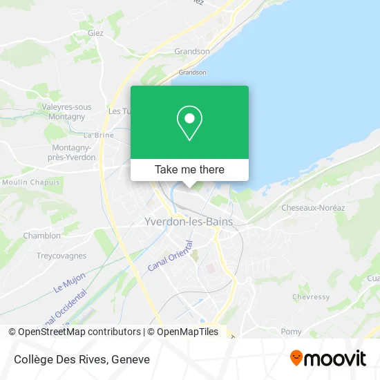 Collège Des Rives map