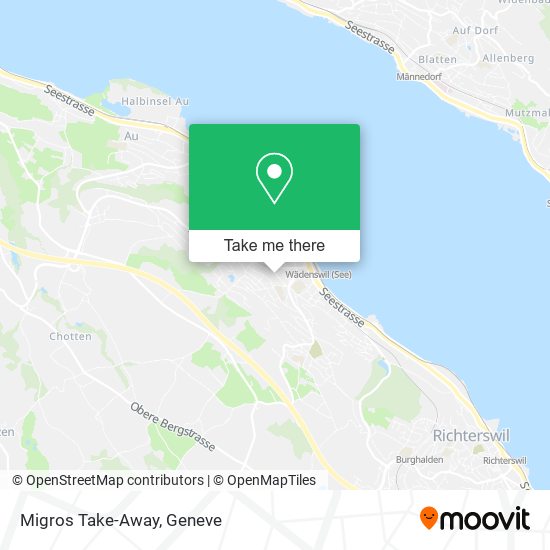 Migros Take-Away map