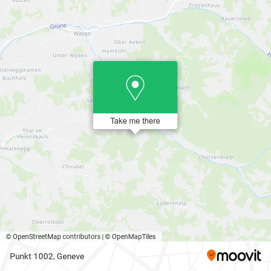 Punkt 1002 map