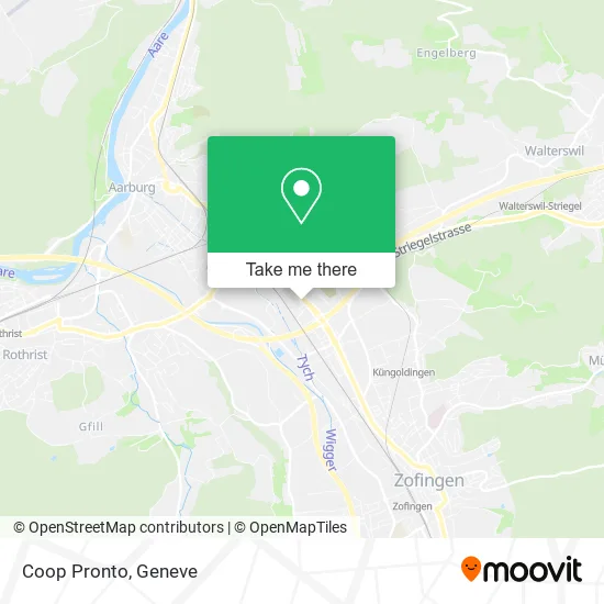 Coop Pronto map