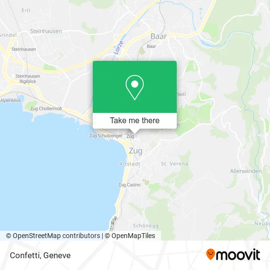 Confetti map