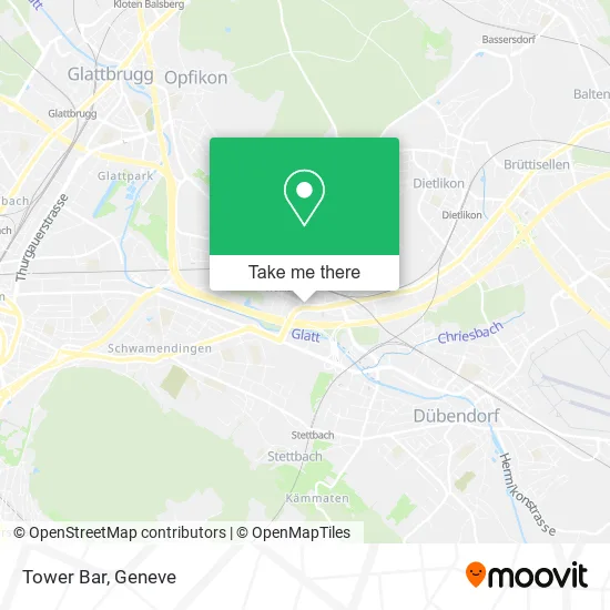 Tower Bar map