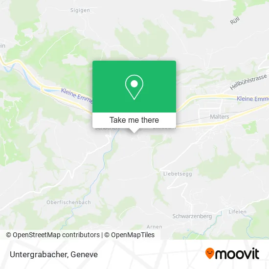 Untergrabacher map