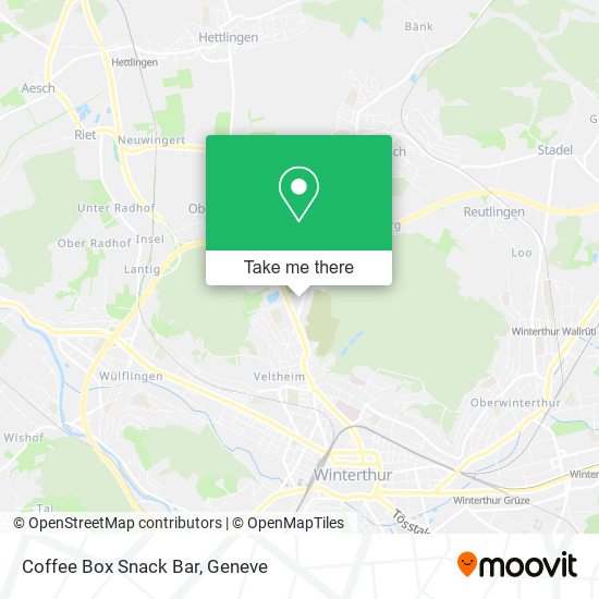Coffee Box Snack Bar map