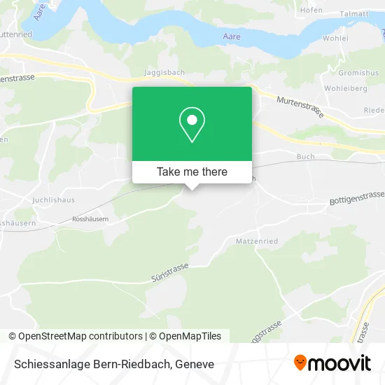 Schiessanlage Bern-Riedbach map