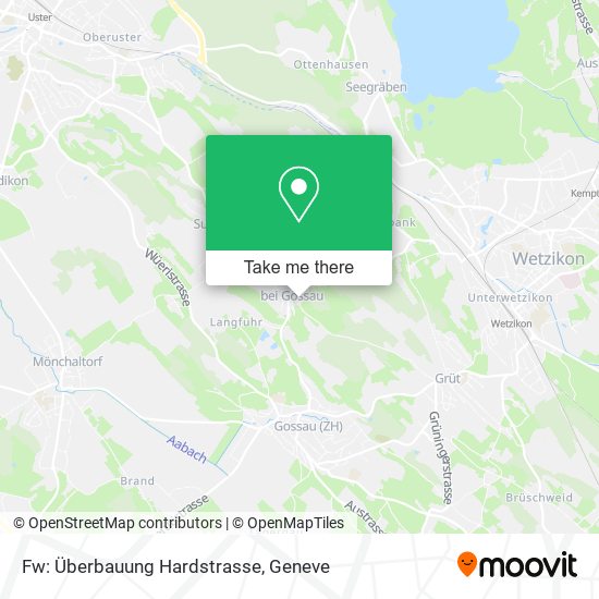 Fw: Überbauung Hardstrasse map