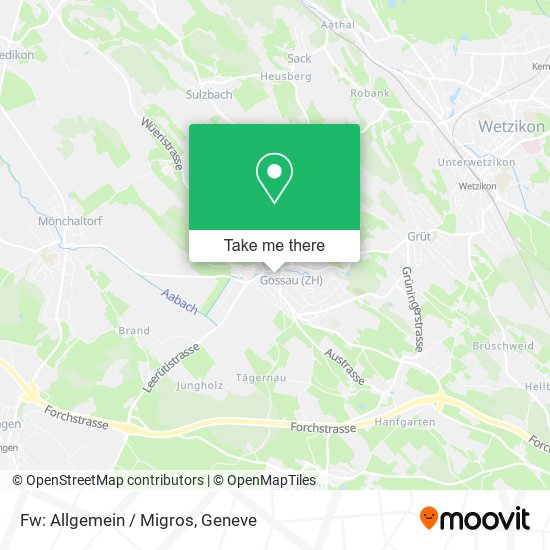 Fw: Allgemein / Migros map