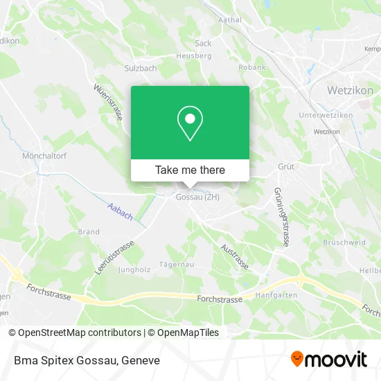 Bma Spitex Gossau map
