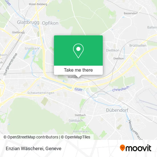 Enzian Wäscherei map