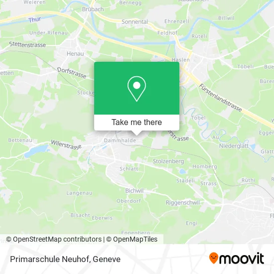 Primarschule Neuhof map