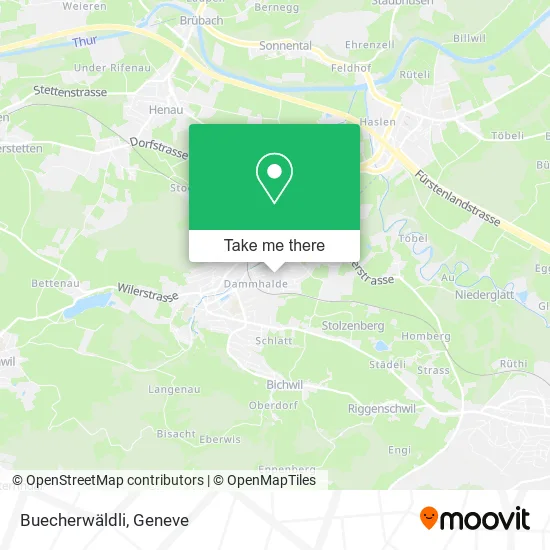 Buecherwäldli map