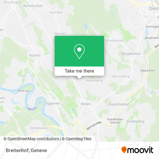Breitenhof map
