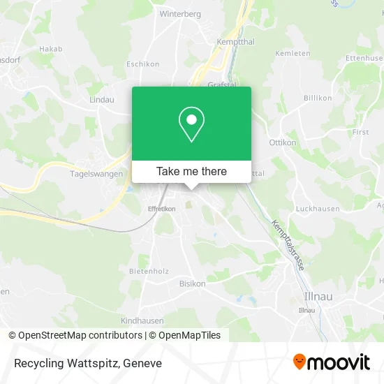 Recycling Wattspitz map