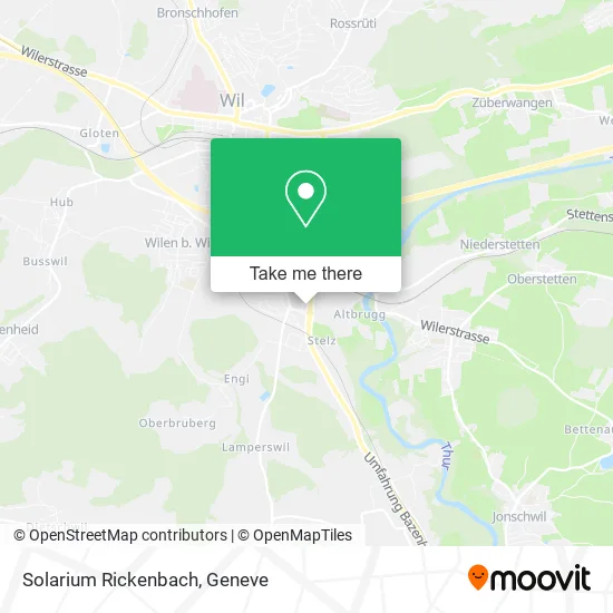 Solarium Rickenbach map