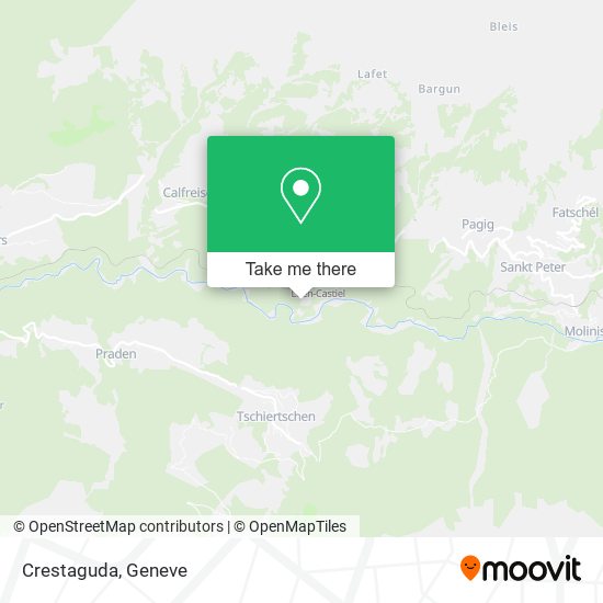 Crestaguda map