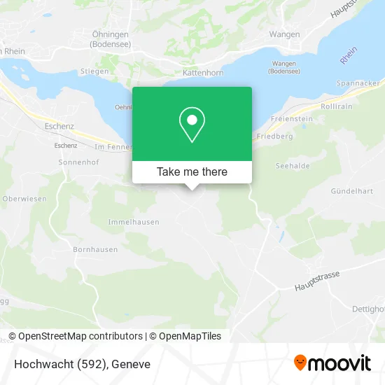 Hochwacht (592) map