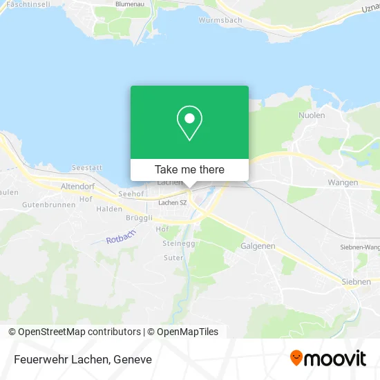Feuerwehr Lachen map