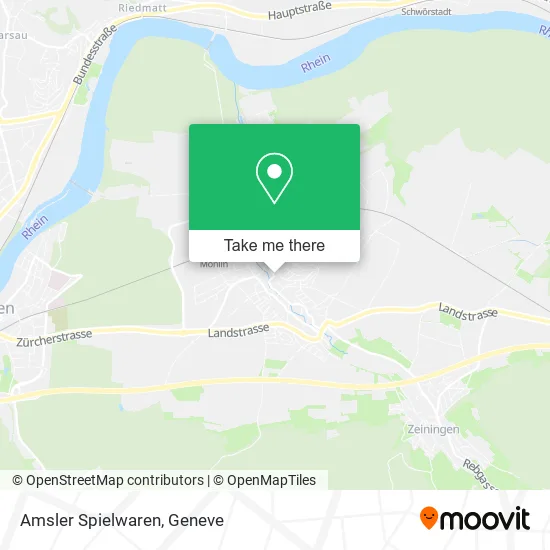 Amsler Spielwaren map