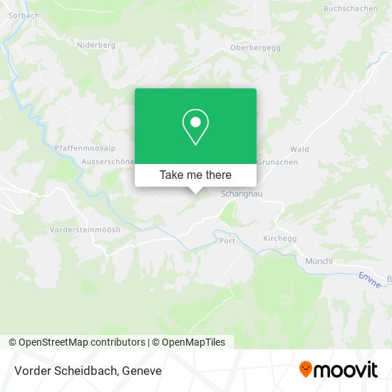 Vorder Scheidbach map