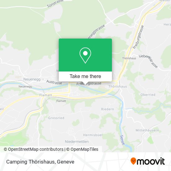 Camping Thörishaus map