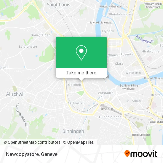 Newcopystore map