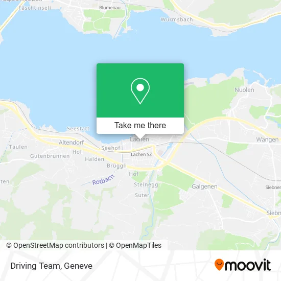 Driving Team map