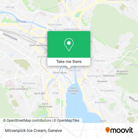Mövenpick Ice Cream map
