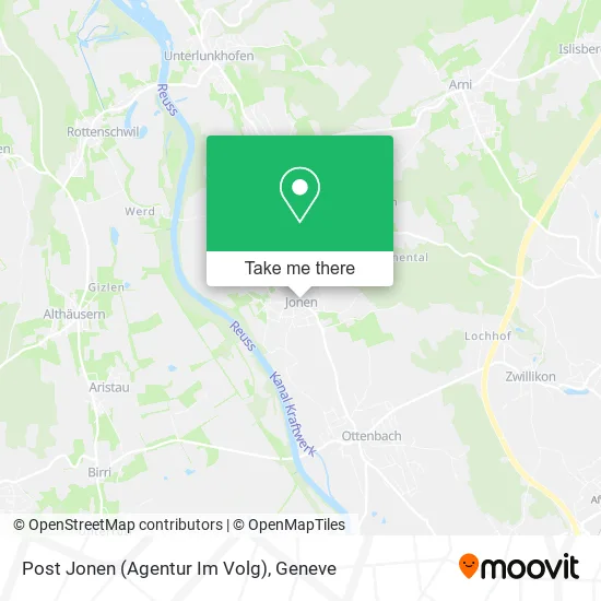 Post Jonen (Agentur Im Volg) map