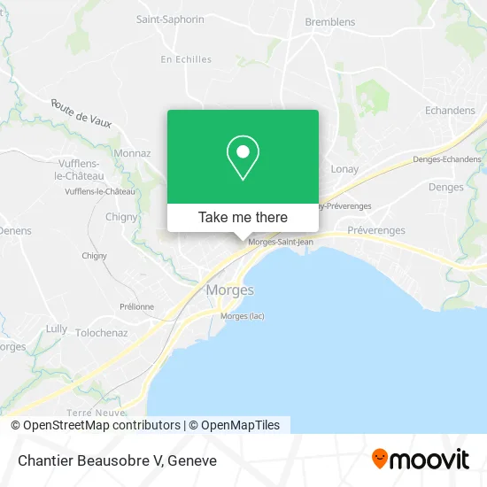 Chantier Beausobre V map