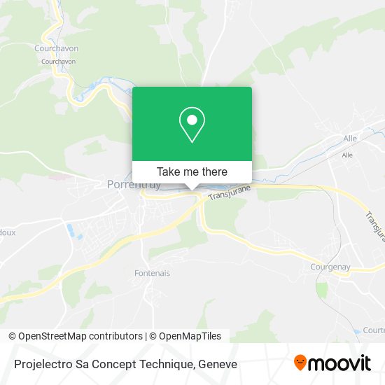Projelectro Sa Concept Technique map