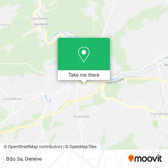 Bdo Sa map