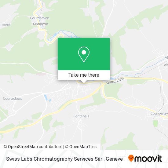 Swiss Labs Chromatography Services Sàrl map