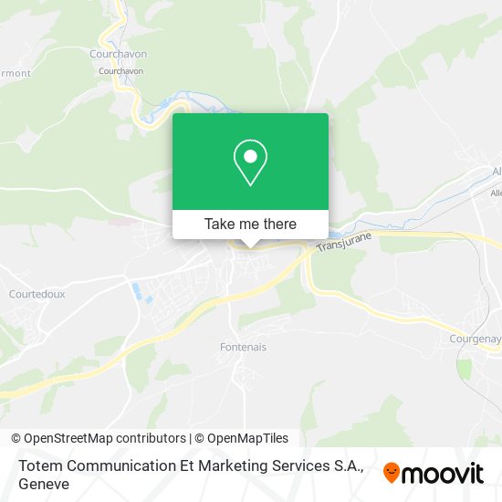 Totem Communication Et Marketing Services S.A. map