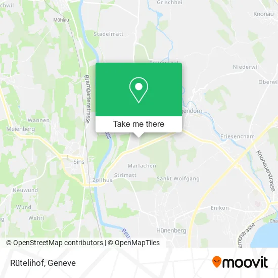 Rütelihof map