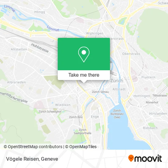 Vögele Reisen map
