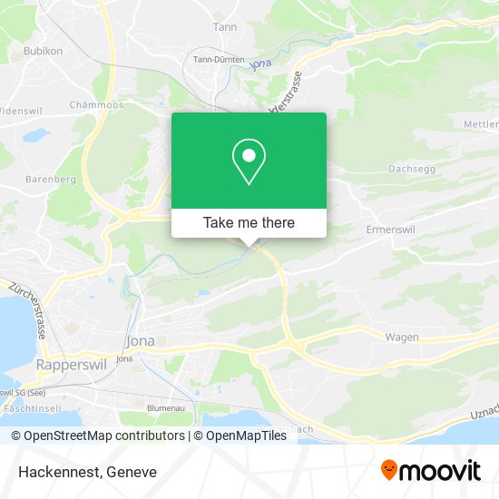 Hackennest map