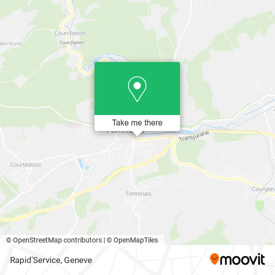 Rapid'Service map