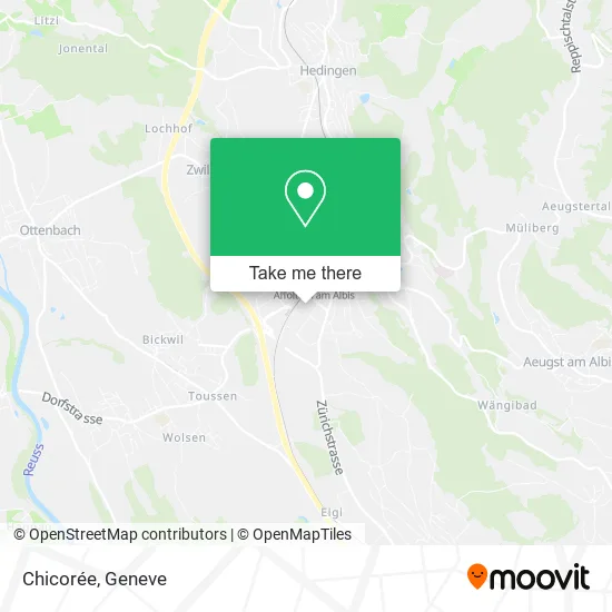 Chicorée map