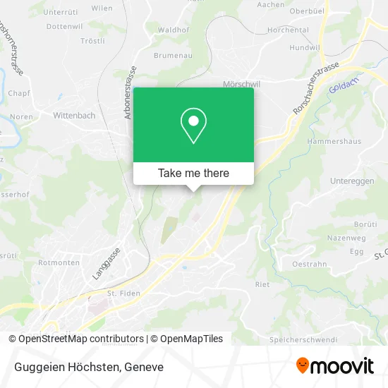 Guggeien Höchsten map