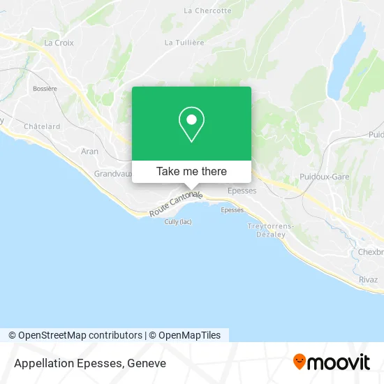 Appellation Epesses map