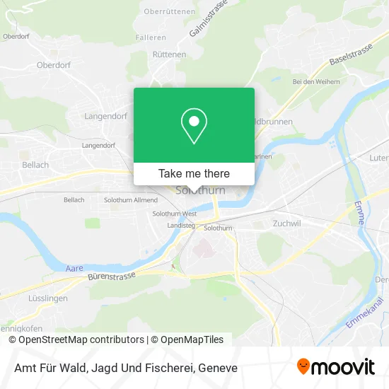 Amt Für Wald, Jagd Und Fischerei map