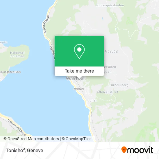 Tonishof map