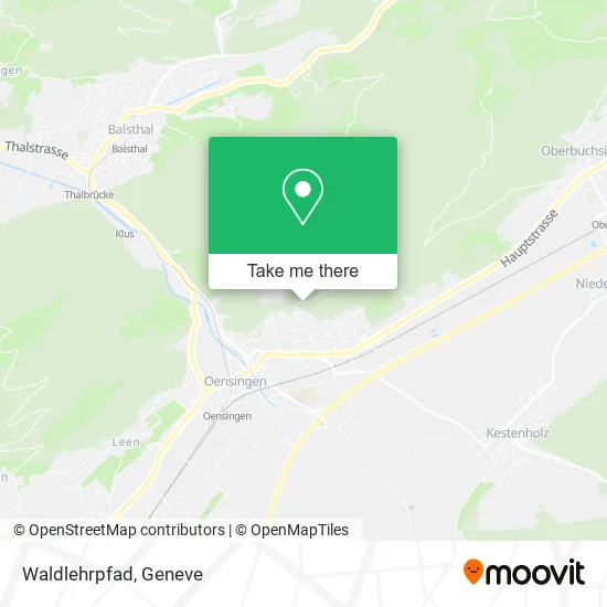 Waldlehrpfad map